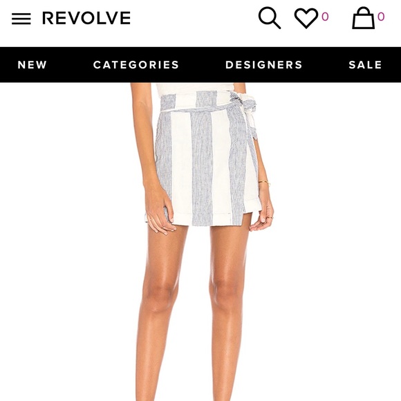 Free People Uptown Days Mini Skirt in Blue - Picture 3 of 6